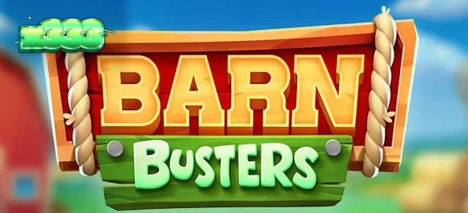 Cena animada de ovelhas em uma fazenda no jogo Barn Busters