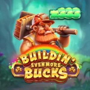 Cena de jogo do Buildin’ Even More Bucks com personagens e molduras de construção